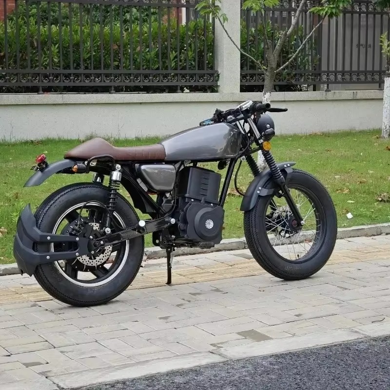 Electric Motorcycle 5000W - Motosiklet CG 125 Vintage Stil 5000W