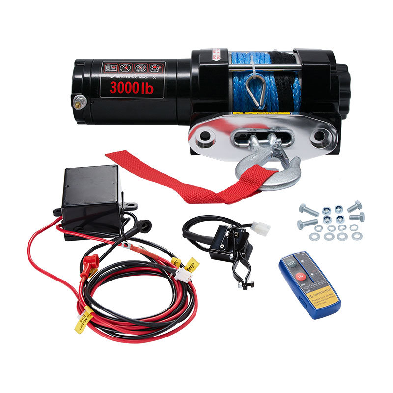Atv Winch 3000Lb - 12V ATV Plaj Arabası Vinç Küçük