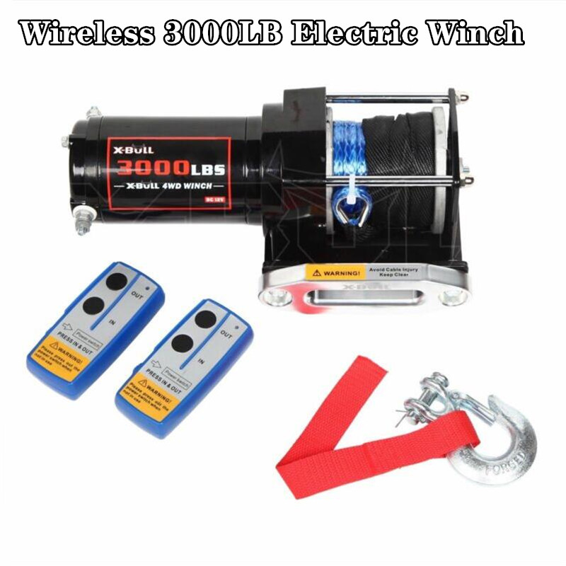 Atv Winch 3000Lb - Vinç araba 12V Kablosuz 3000LB /