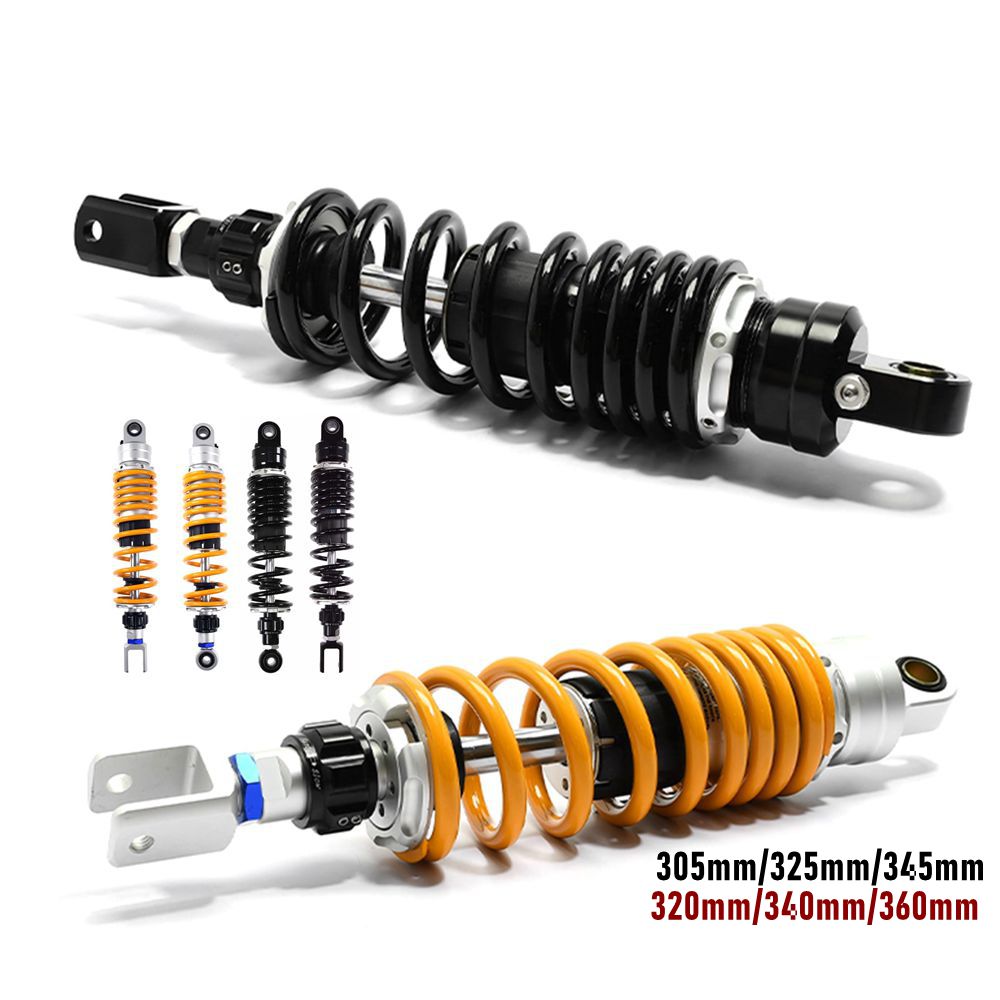 Atv Suspension Shock Absorber - Evrensel 8mm Bahar 305/325/345mm/320/340/360mm Ayarlanabilir Motosiklet
