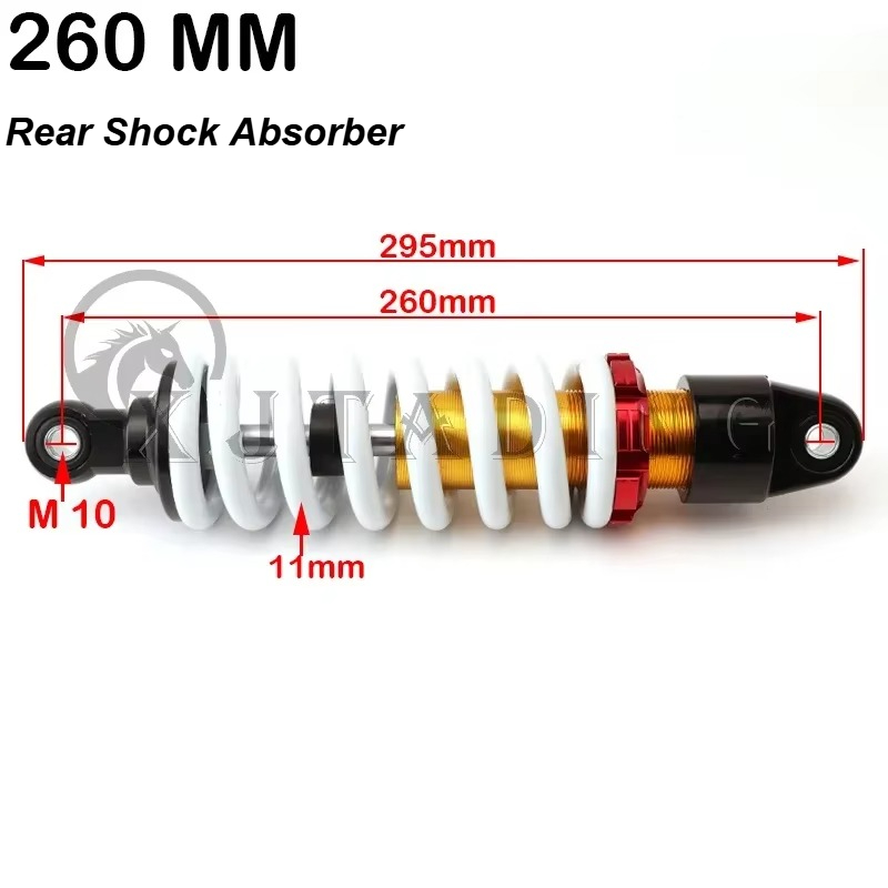 260mm 270mm 280mm Arka Amortis - Atv Suspension Shock Absorber incelemesi ve fiyatı