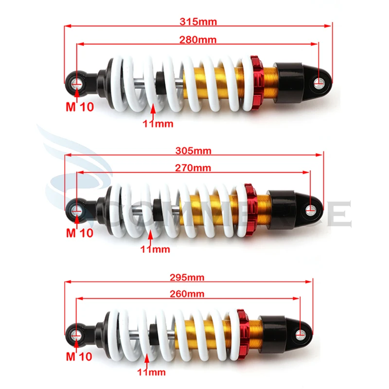 260mm 270mm 280mm amortisör ar - Atv Suspension Shock Absorber incelemesi ve fiyatı
