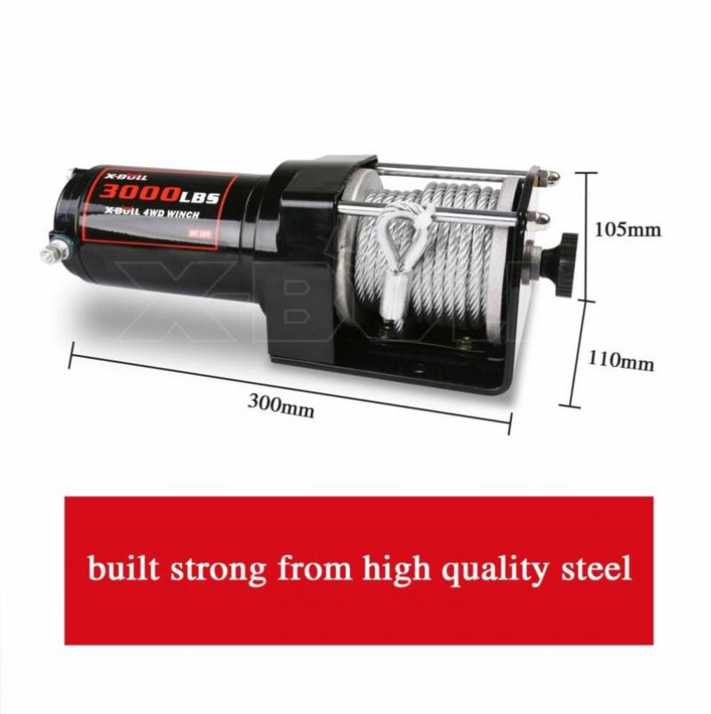 12V 3000Lb/1360Kg Kablosuz Ele - Atv Winch 3000Lb incelemesi ve fiyatı