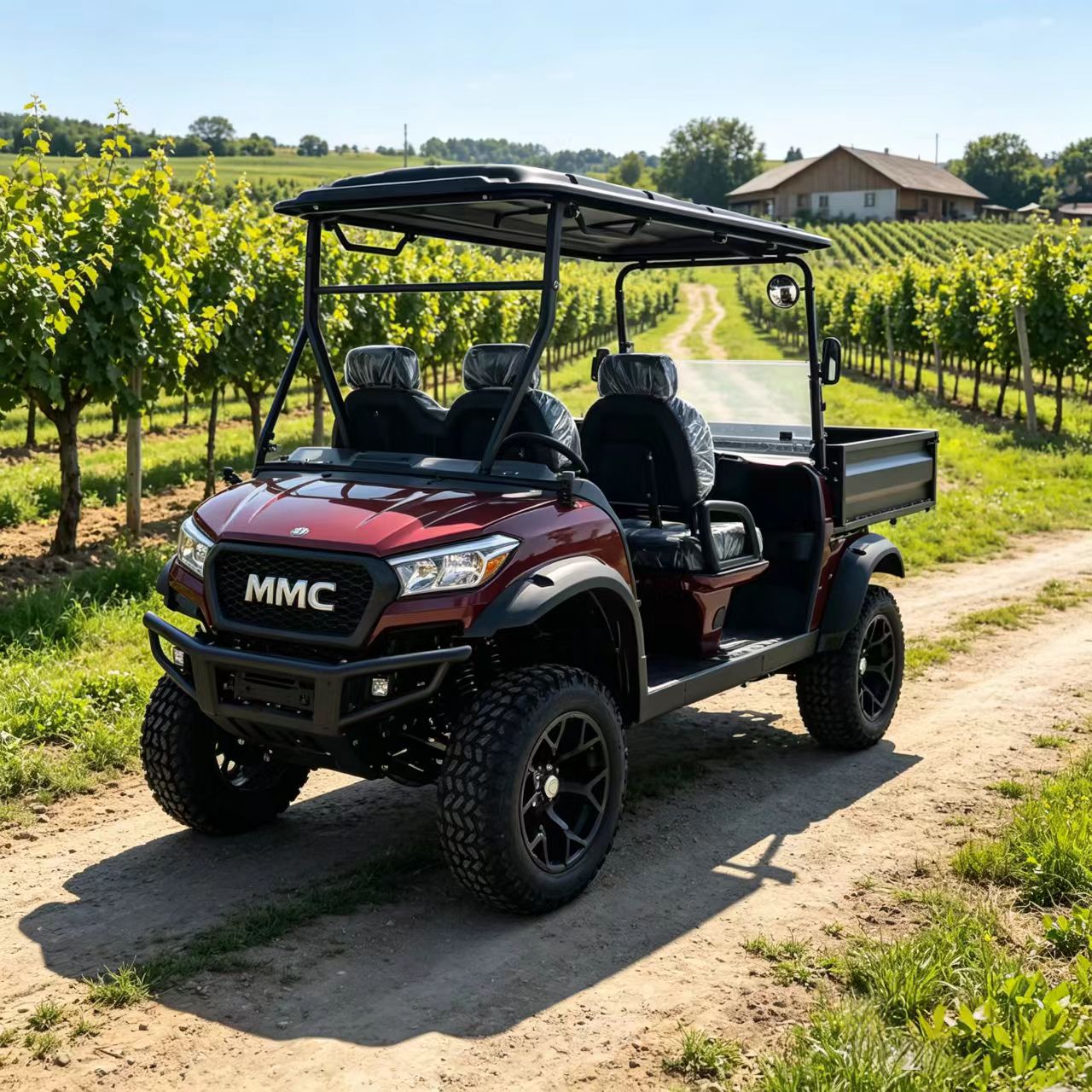 2 4 Kişilik Kargo Kutulu Golf  - Electric Utv 4 Seater incelemesi ve fiyatı