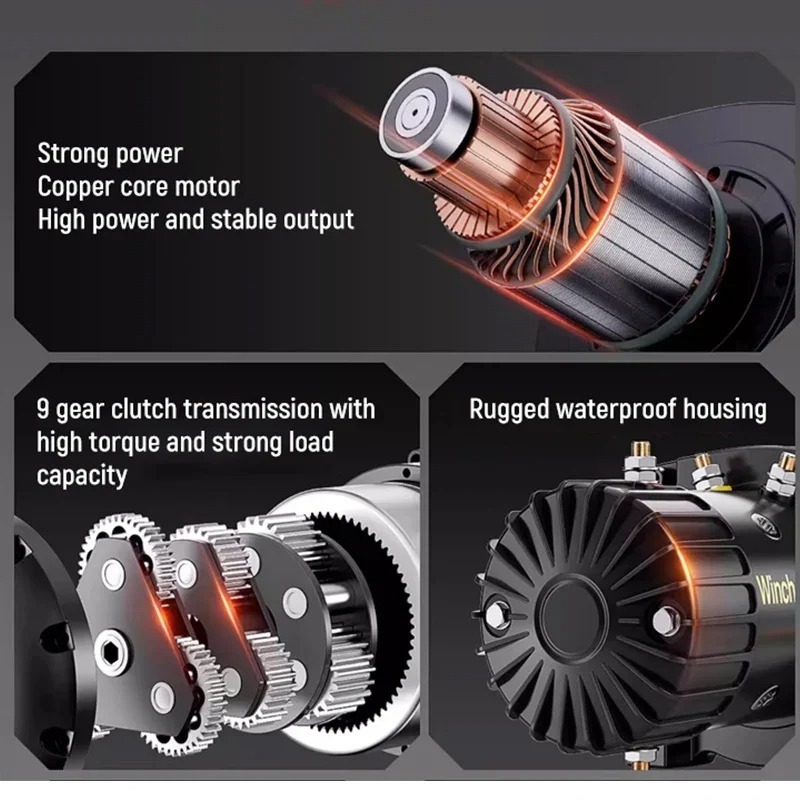 12V 24V Taşınabilir Elektrikli - Atv Winch 3000Lb incelemesi ve fiyatı