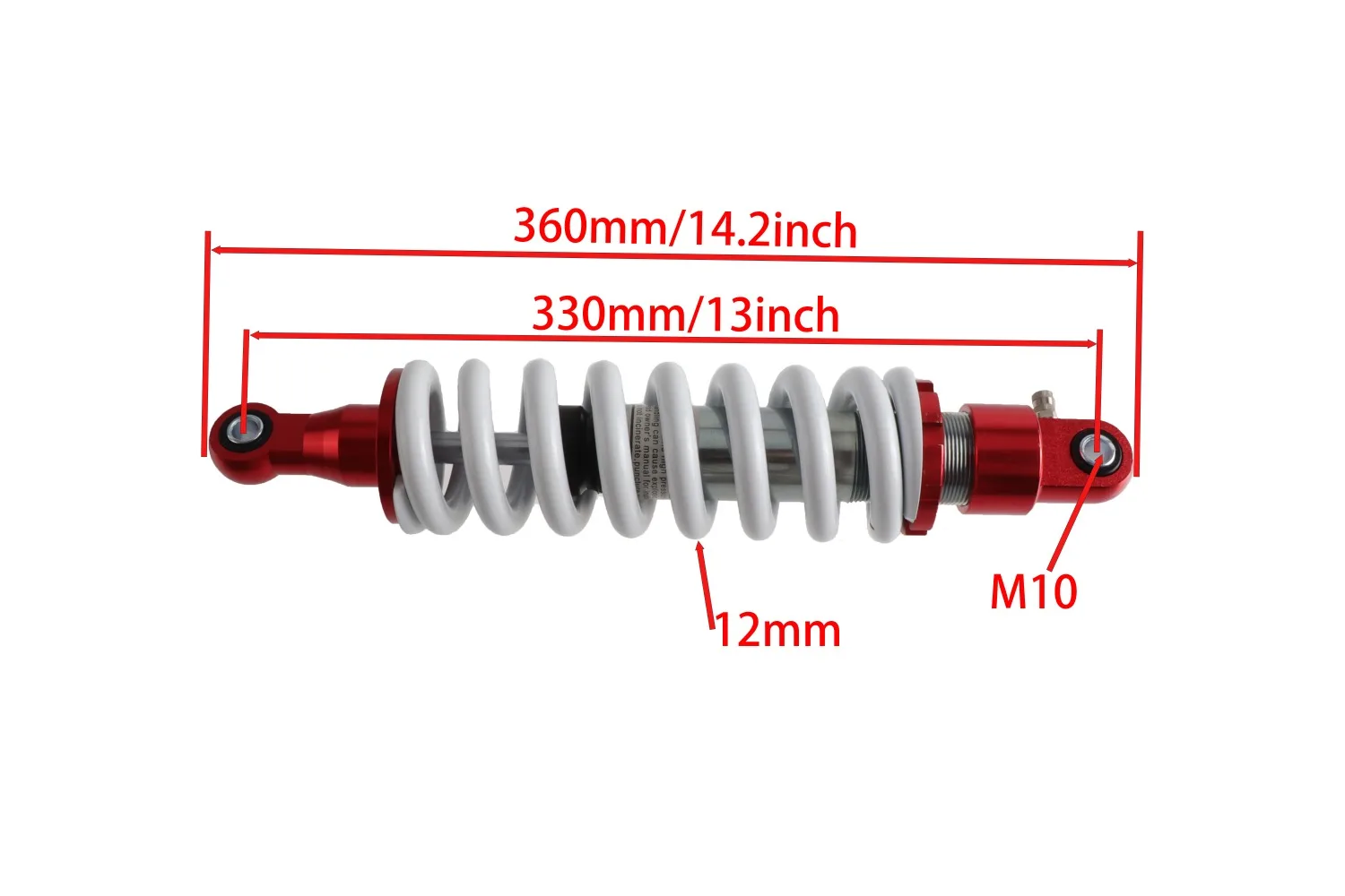 330mm motosiklet amortisörü Mo - Atv Suspension Shock Absorber incelemesi ve fiyatı