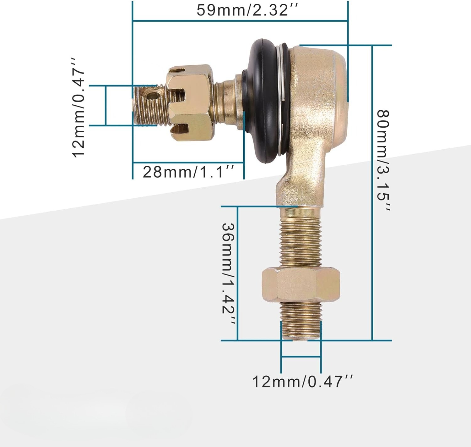 M12-12mm U-Joint Rot Başı Roti - Go Kart 150Cc incelemesi ve fiyatı