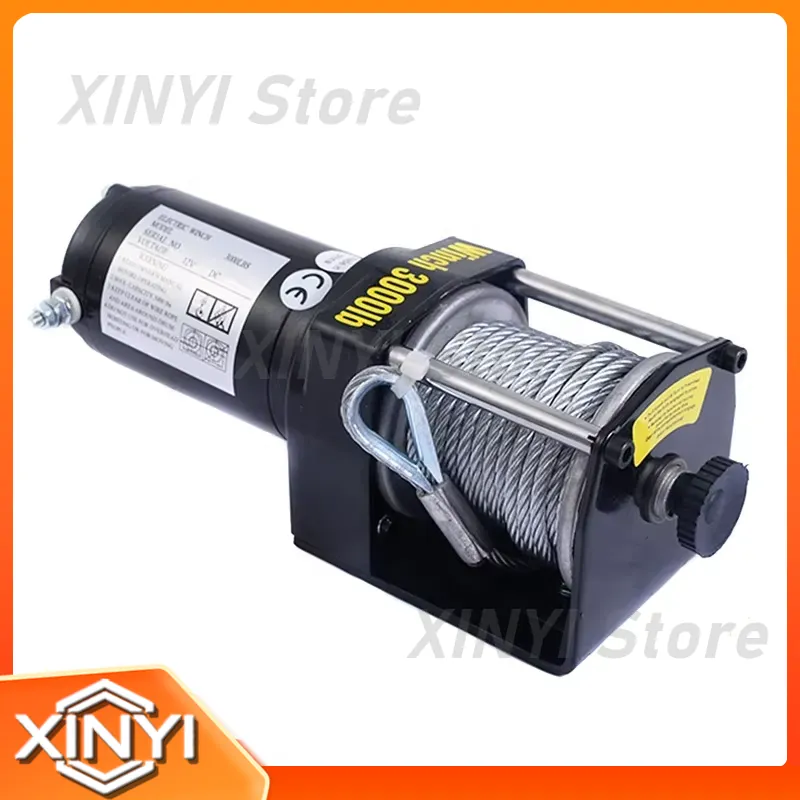 DC 12V 24V 3000lb 1361KG Elekt - Atv Winch 3000Lb incelemesi ve fiyatı