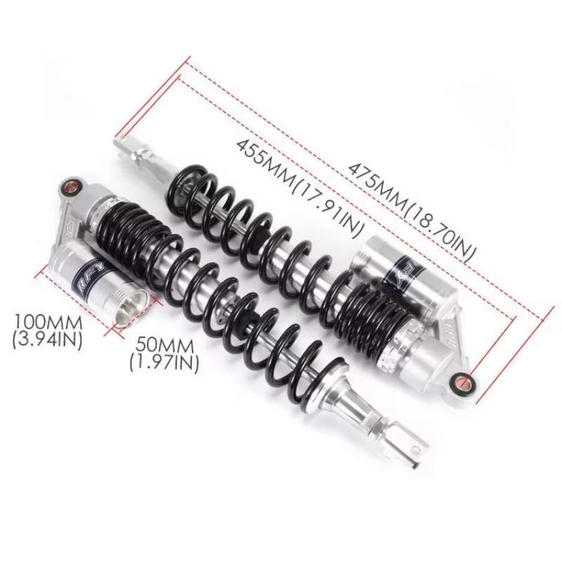 8mm Bahar 455MM Motosiklet Amo - Atv Suspension Shock Absorber incelemesi ve fiyatı